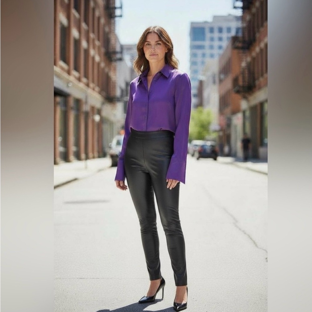 Ralph Lauren Plum Purple Blouse